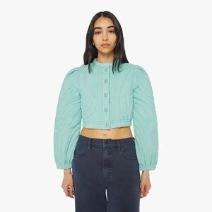 NWOT mother denim the rough puff reading tea leaves xs